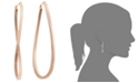 Macy's Figure 8 Hoop Earrings in 14k Rose Gold Vermeil, 60mm   